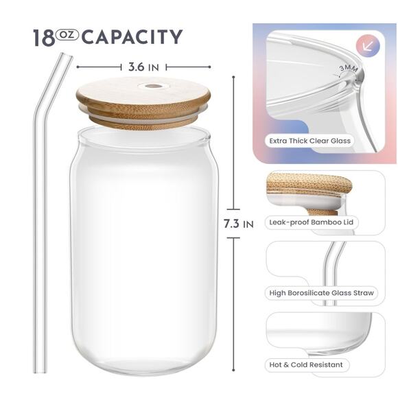 Best Aunt Ever Glass Mug, 16 Oz Glass - Picture 7 of 7